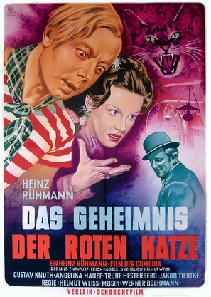 Das Geheimnis der roten Katze - German Movie Poster (thumbnail)