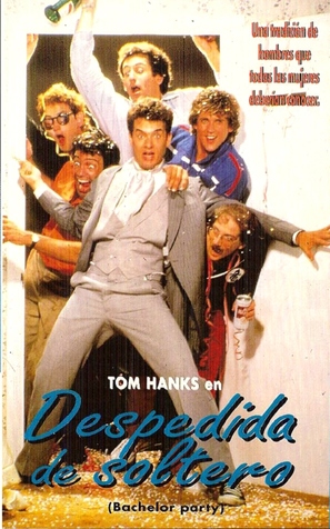 Bachelor Party - Spanish VHS movie cover (thumbnail)