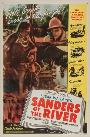Sanders of the River - Re-release movie poster (thumbnail)