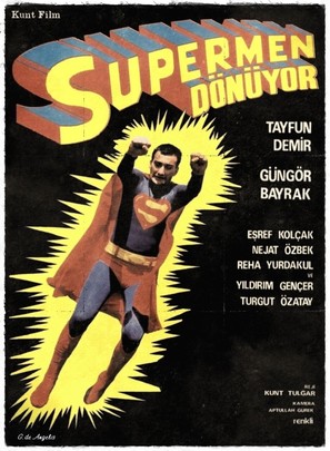 S&uuml;permen D&ouml;n&uuml;yor - Turkish Movie Poster (thumbnail)