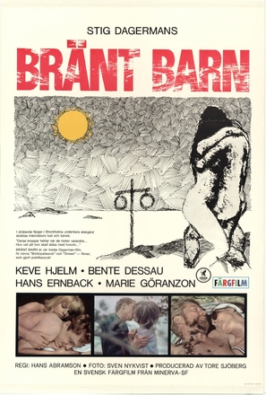 Br&auml;nt barn - Swedish Movie Poster (thumbnail)