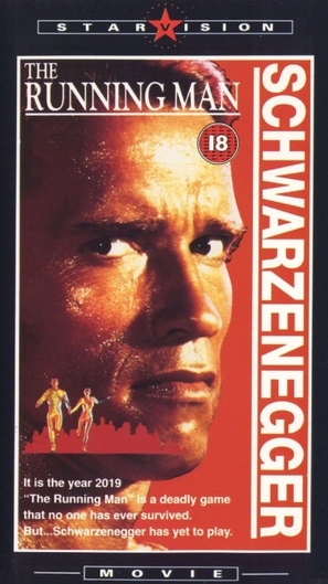 The Running Man - British VHS movie cover (thumbnail)