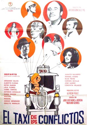 El taxi de los conflictos - Spanish Movie Poster (thumbnail)