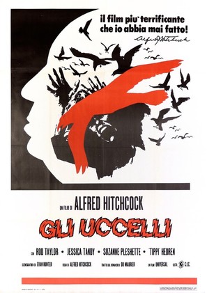 The Birds - Italian Movie Poster (thumbnail)