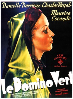 Le domino vert - French Movie Poster (thumbnail)