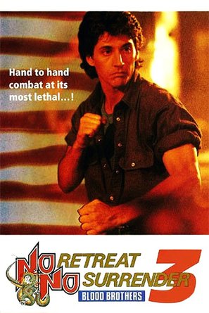 No Retreat, No Surrender 3: Blood Brothers - British Movie Cover (thumbnail)