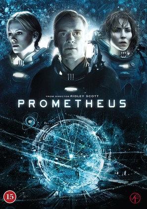 Prometheus - Danish DVD movie cover (thumbnail)