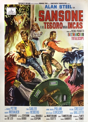 Sansone e il tesoro degli Incas - Italian Movie Poster (thumbnail)