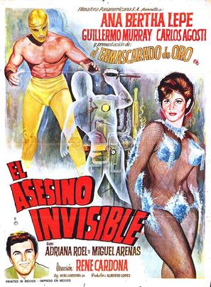 El asesino invisible - Mexican Movie Poster (thumbnail)