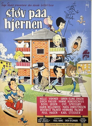 St&oslash;v p&aring; hjernen - Danish Movie Poster (thumbnail)