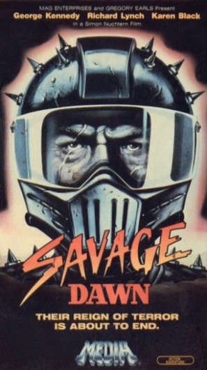 Savage Dawn - British Movie Cover (thumbnail)