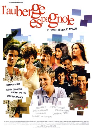 L&#039;auberge espagnole - French Movie Poster (thumbnail)