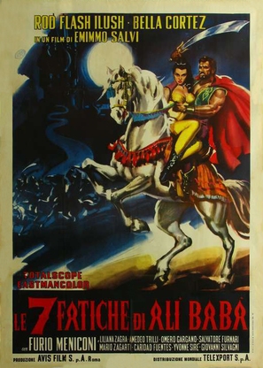 Le 7 fatiche di Al&igrave; Bab&agrave; - Italian Movie Poster (thumbnail)