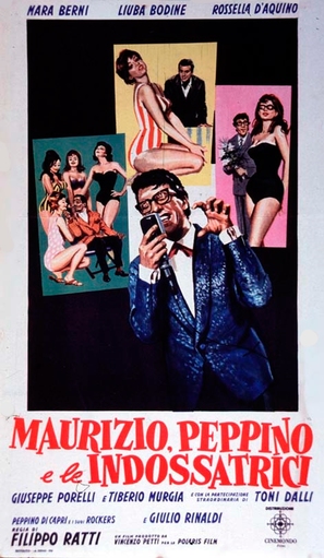 Maurizio, Peppino e le indossatrici - Italian Movie Poster (thumbnail)