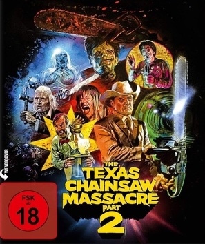 The Texas Chainsaw Massacre 2 - German Blu-Ray movie cover (thumbnail)