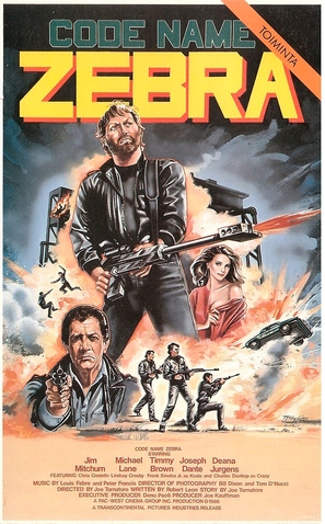 Code Name: Zebra - Finnish VHS movie cover (thumbnail)