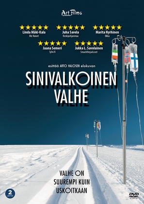 Sinivalkoinen valhe - Finnish Movie Cover (thumbnail)