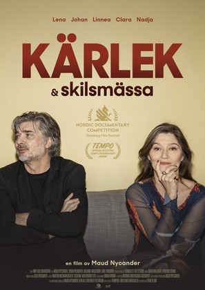 K&auml;rlek &amp; skilsm&auml;ssa - Swedish Movie Poster (thumbnail)