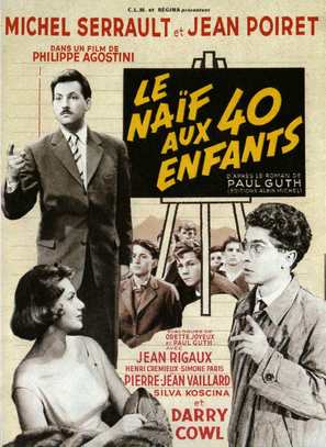 Na&iuml;f aux 40 enfants, Le - French Movie Poster (thumbnail)