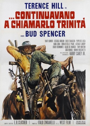 ...continuavano a chiamarlo Trinit&agrave; - Italian Movie Poster (thumbnail)
