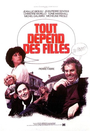 Tout d&eacute;pend des filles... - French Movie Poster (thumbnail)
