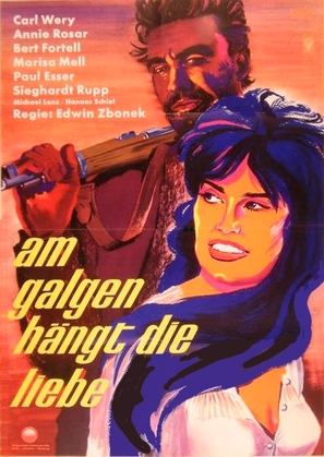Am Galgen h&auml;ngt die Liebe - German Movie Poster (thumbnail)