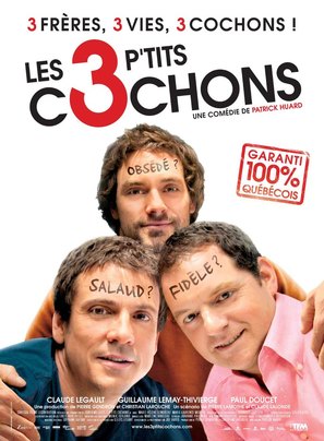 Les 3 p&#039;tits cochons - French Movie Poster (thumbnail)