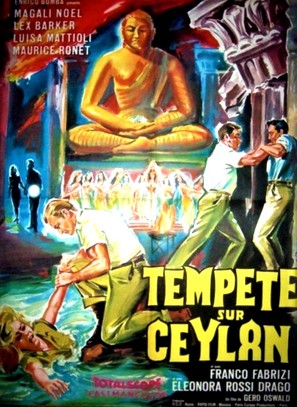 Das Todesauge von Ceylon - French Movie Poster (thumbnail)