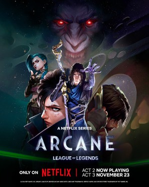 &quot;Arcane: League of Legends&quot; - Movie Poster (thumbnail)