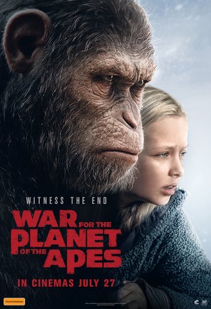 War for the Planet of the Apes - Australian Movie Poster (thumbnail)