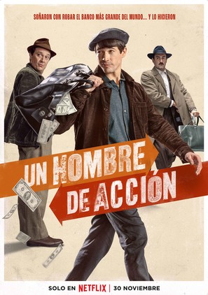 Un hombre de acci&oacute;n - Spanish Movie Poster (thumbnail)