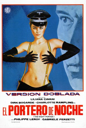 Il portiere di notte - Spanish Movie Poster (thumbnail)