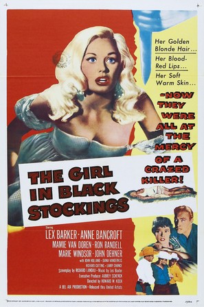 The Girl in Black Stockings - Movie Poster (thumbnail)
