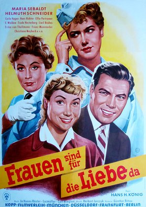 Frauen sind f&uuml;r die Liebe da - German Movie Poster (thumbnail)