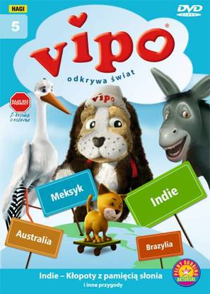 &quot;Vipo: Adventures of the Flying Dog&quot; - Polish DVD movie cover (thumbnail)
