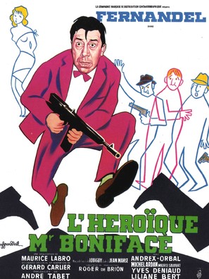 H&egrave;ro&iuml;que Monsieur Boniface, L&#039; - French Movie Poster (thumbnail)