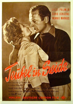 Teufel in Seide - German Movie Poster (thumbnail)