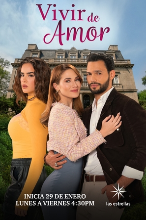 &quot;Vivir de amor&quot; - Mexican Movie Poster (thumbnail)