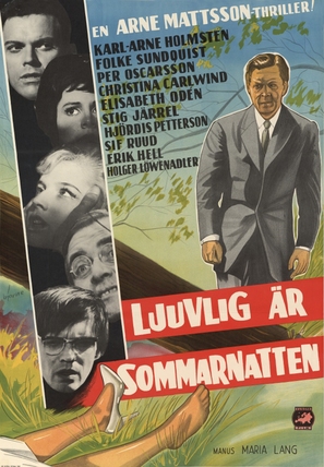 Ljuvlig &auml;r sommarnatten - Swedish Movie Poster (thumbnail)