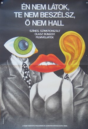 Io non vedo, tu non parli, lui non sente - Hungarian Movie Poster (thumbnail)