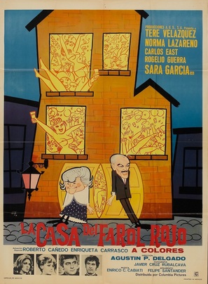 La casa del farol rojo - Mexican Movie Poster (thumbnail)