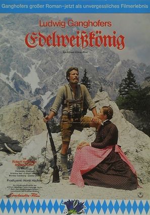 Ludwig Ganghofer: Der Edelwei&szlig;k&ouml;nig - German Movie Poster (thumbnail)