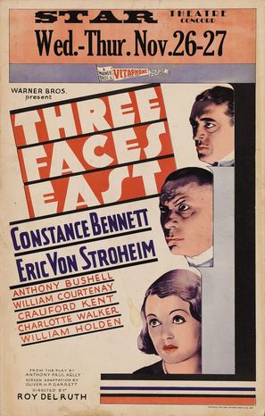 Three Faces East - Movie Poster (thumbnail)