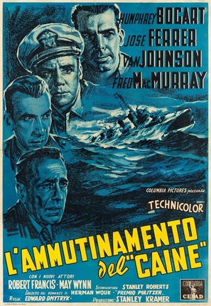 The Caine Mutiny - Italian Movie Poster (thumbnail)