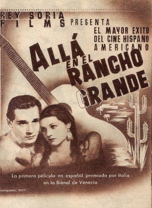 All&aacute; en el Rancho Grande - Spanish poster (thumbnail)