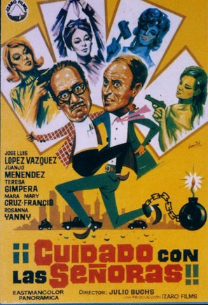 Cuidado con las se&ntilde;oras - Spanish Movie Poster (thumbnail)
