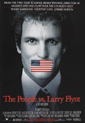 The People Vs Larry Flynt - Advance movie poster (thumbnail)