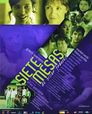 Siete mesas de billar franc&eacute;s - Spanish Movie Poster (thumbnail)