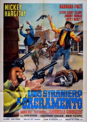 Uno straniero a Sacramento - Italian Movie Poster (thumbnail)