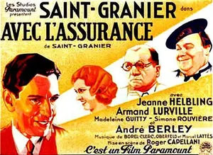 Avec l'assurance Poster